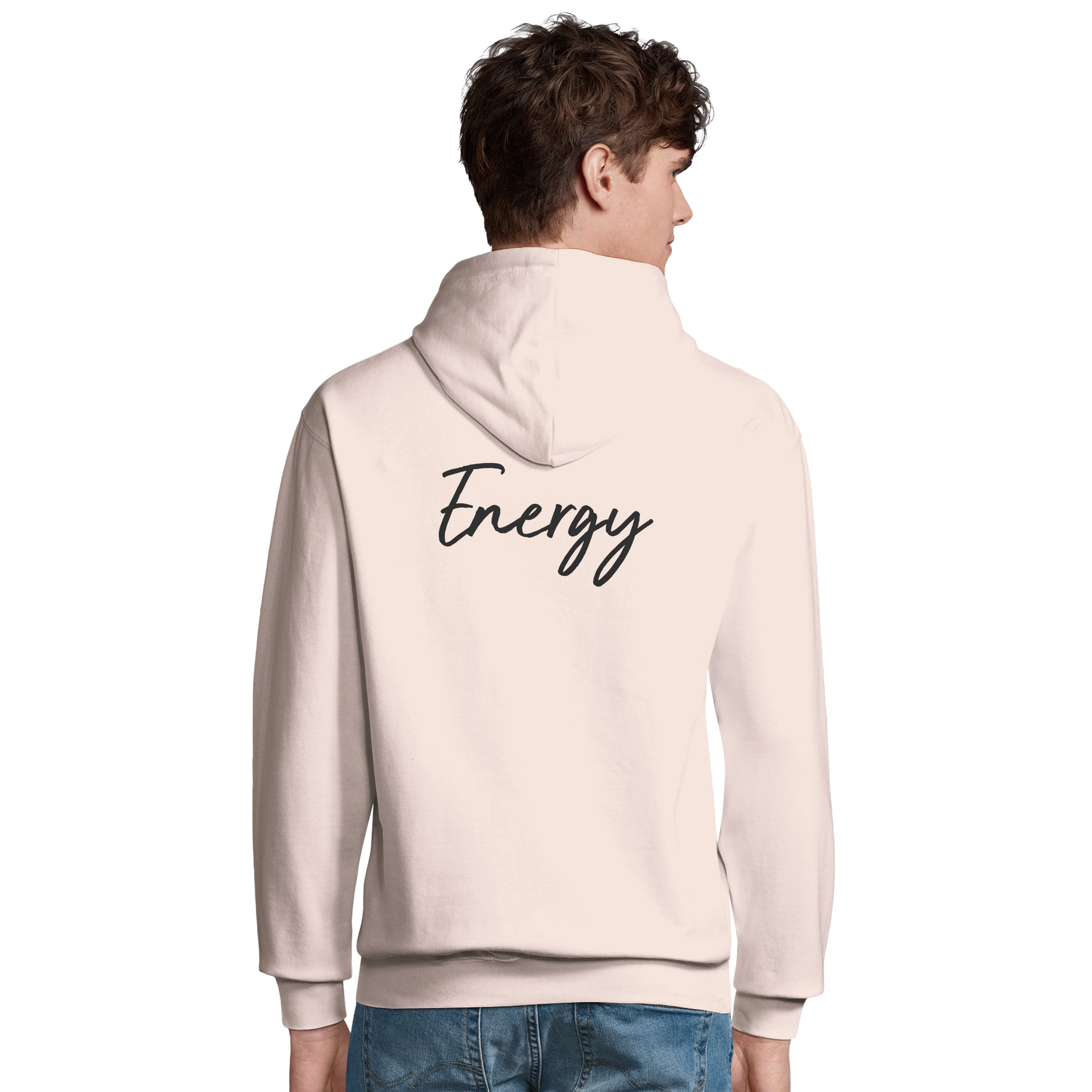 Energy - "In the Eye" Hoodie creamy pink XS 4