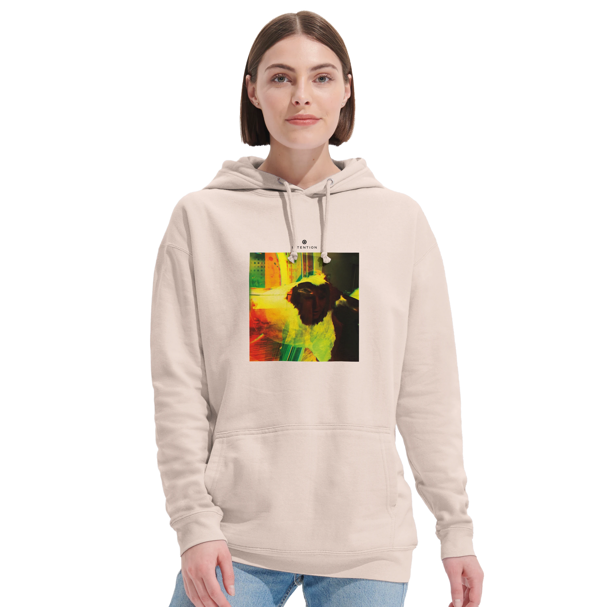 Energy - "In the Eye" Hoodie creamy pink XS 5