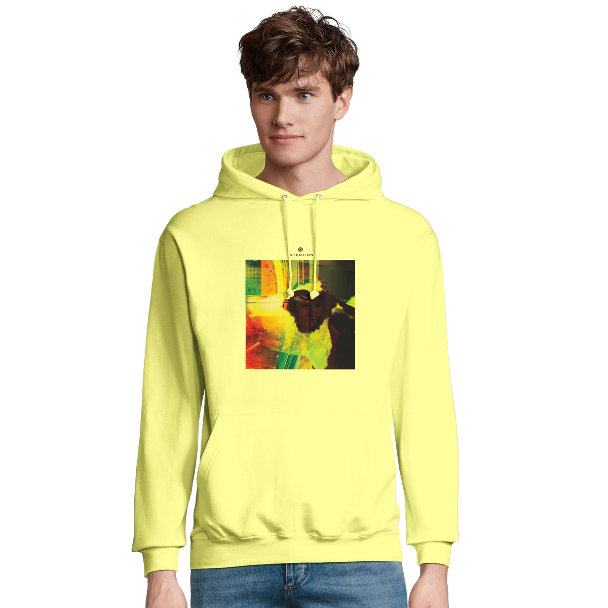 Energy - "In the Eye" Hoodie Light Yellow 3