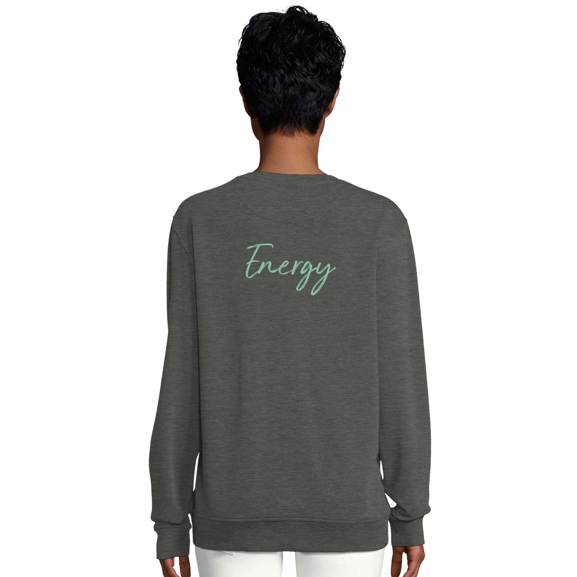 Energy  Sweatshirt  «In the Eye »Grey Melange 45