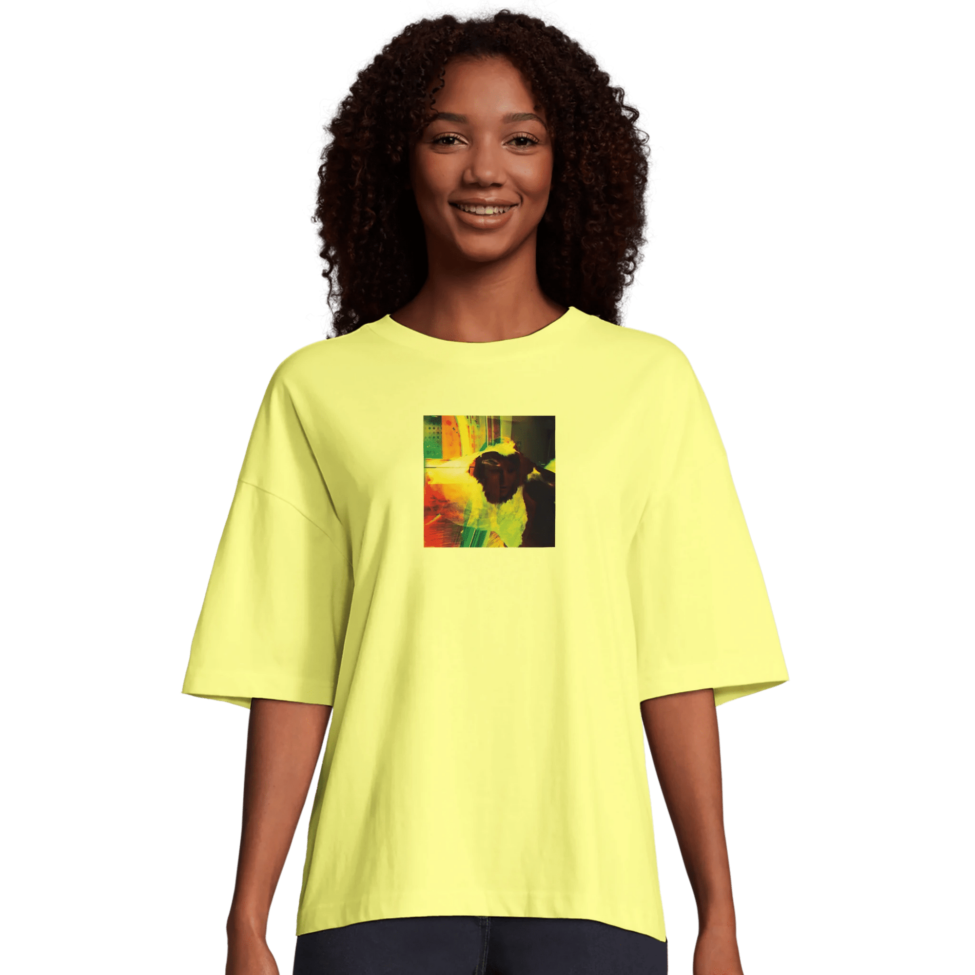Energy In the Eye“ T-shirt Light Yellow 1