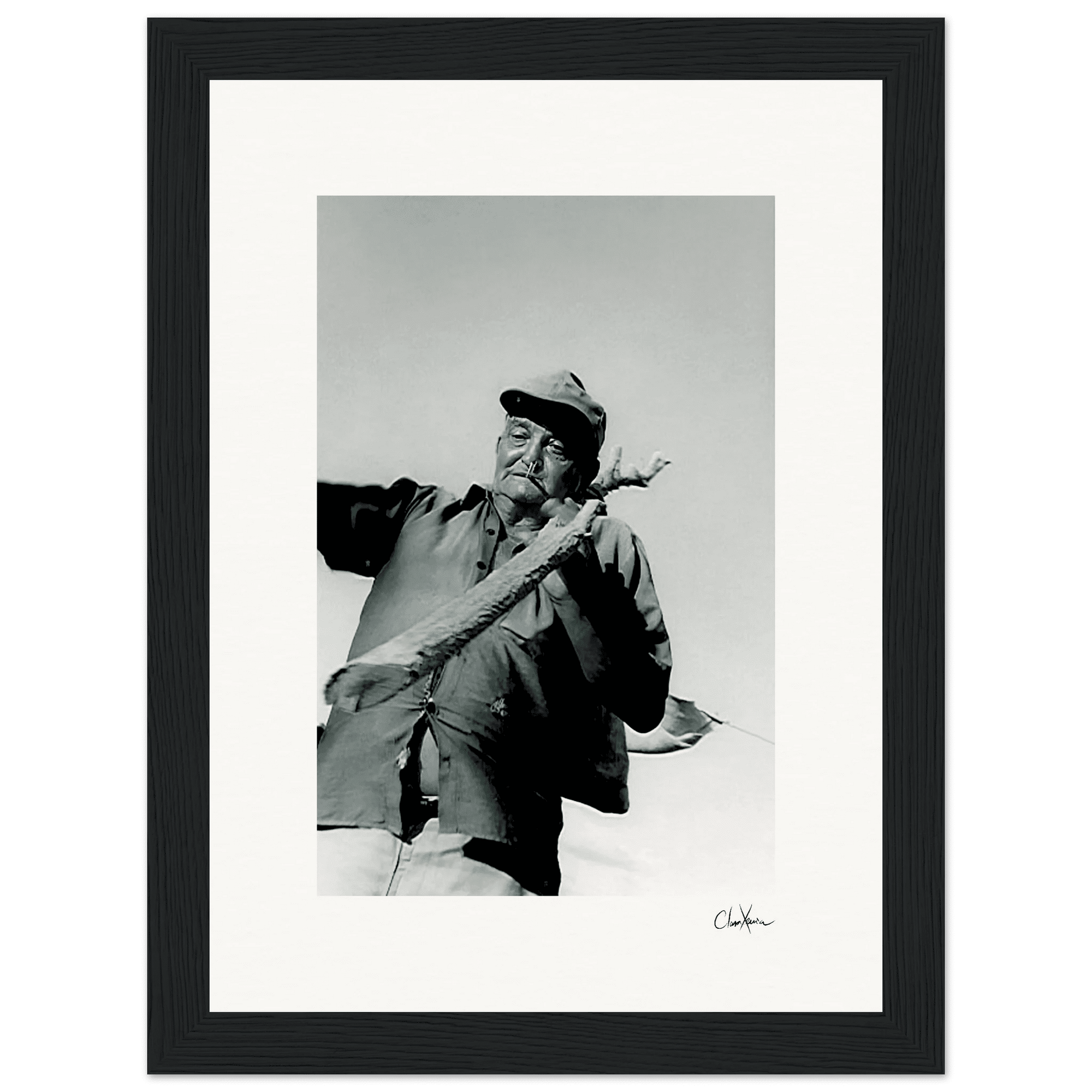 Everyday Hero Framed print 13x18 cm / 5x7″ Black frame 62