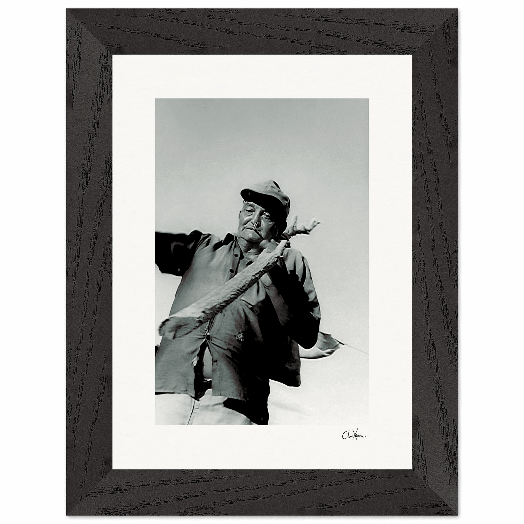 Everyday Hero Framed print 13x18 cm / 5x7″ Black frame 44