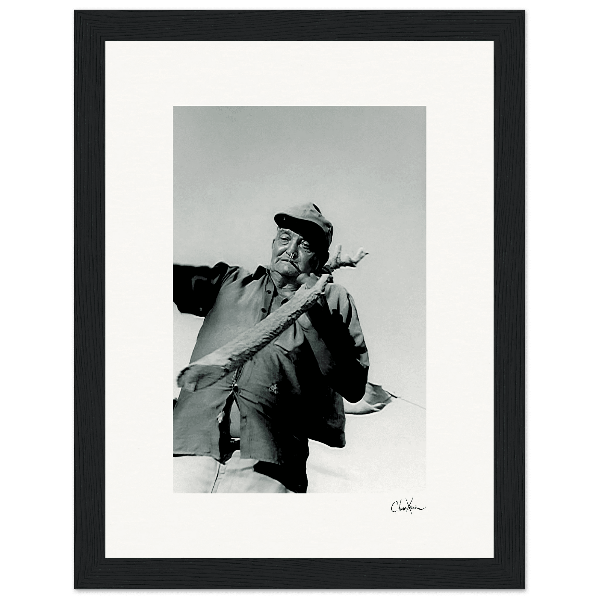 Everyday Hero Framed print 15x20 cm / 6x8″ Black frame 63