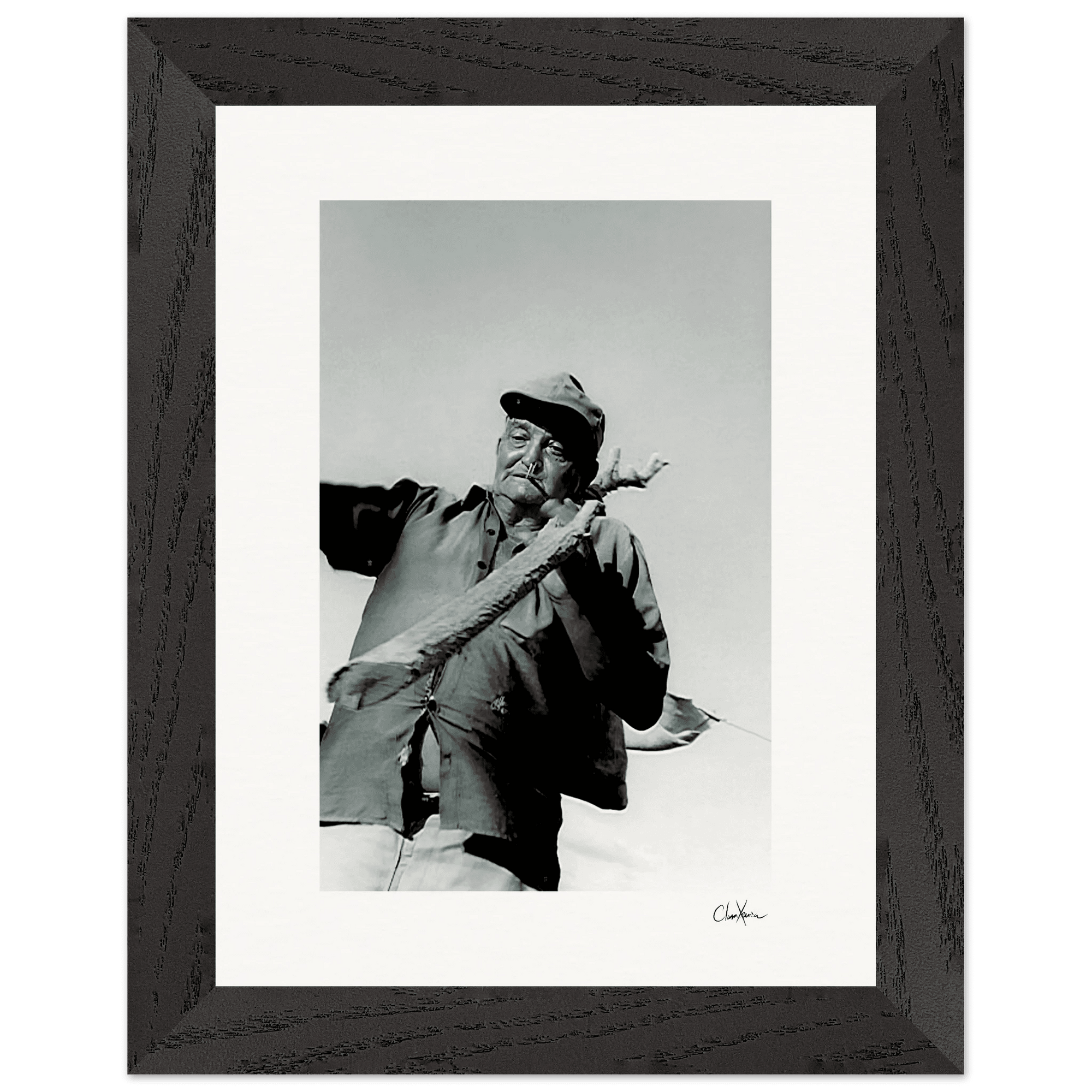 Everyday Hero Framed print 15x20 cm / 6x8″ Black frame 53