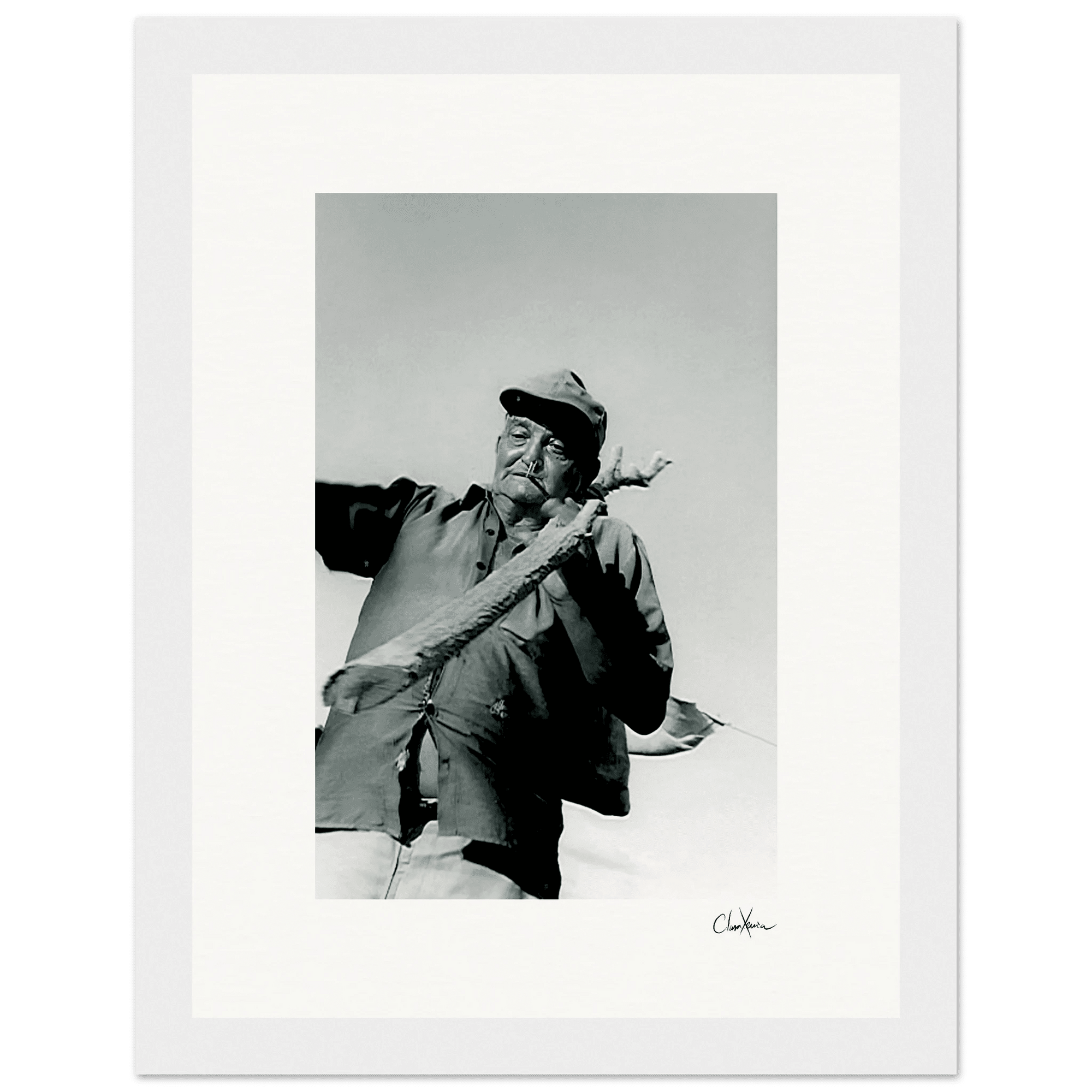 Everyday Hero Framed print 15x20 cm / 6x8″ White frame 21