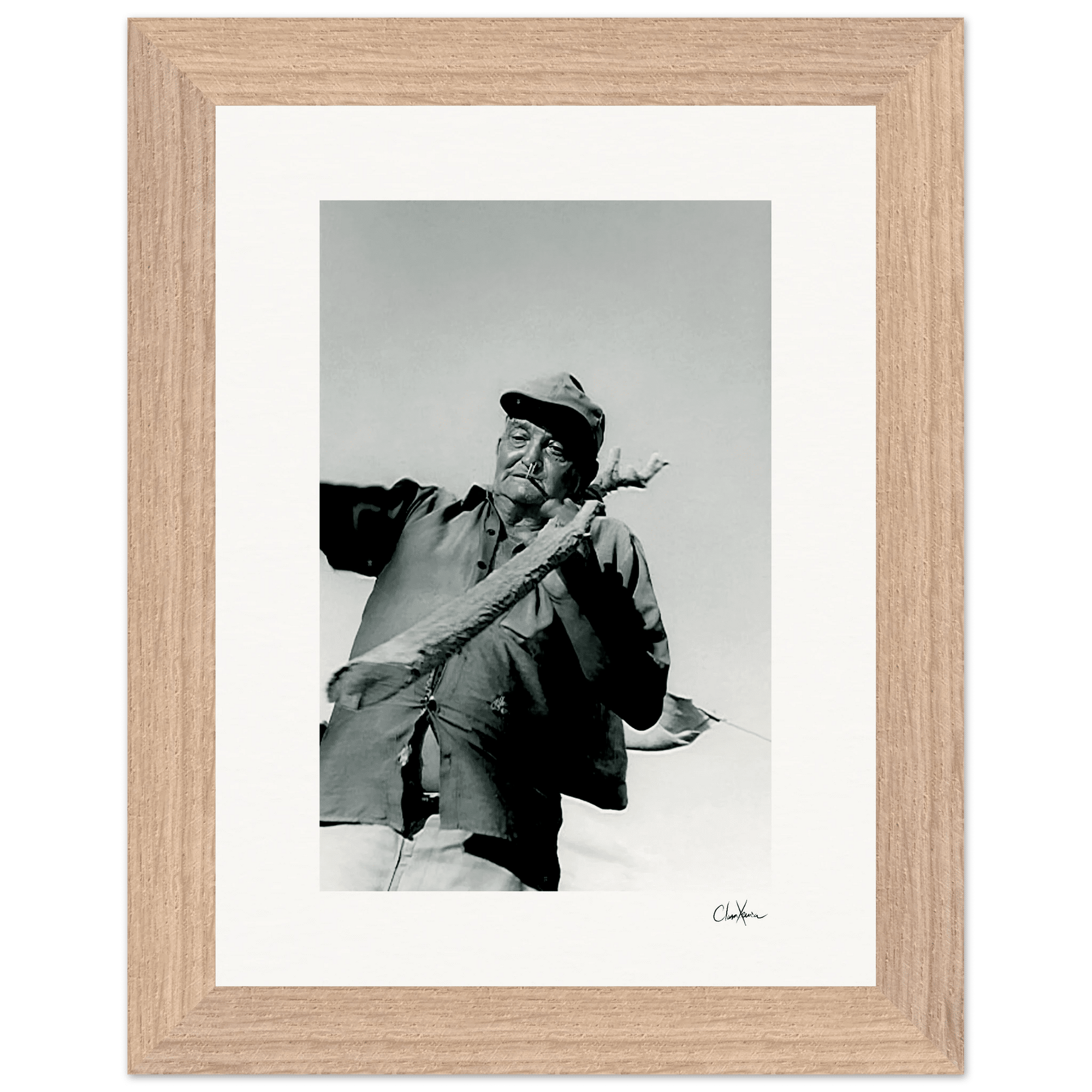 Everyday Hero Framed print 15x20 cm / 6x8″ Wood frame 23