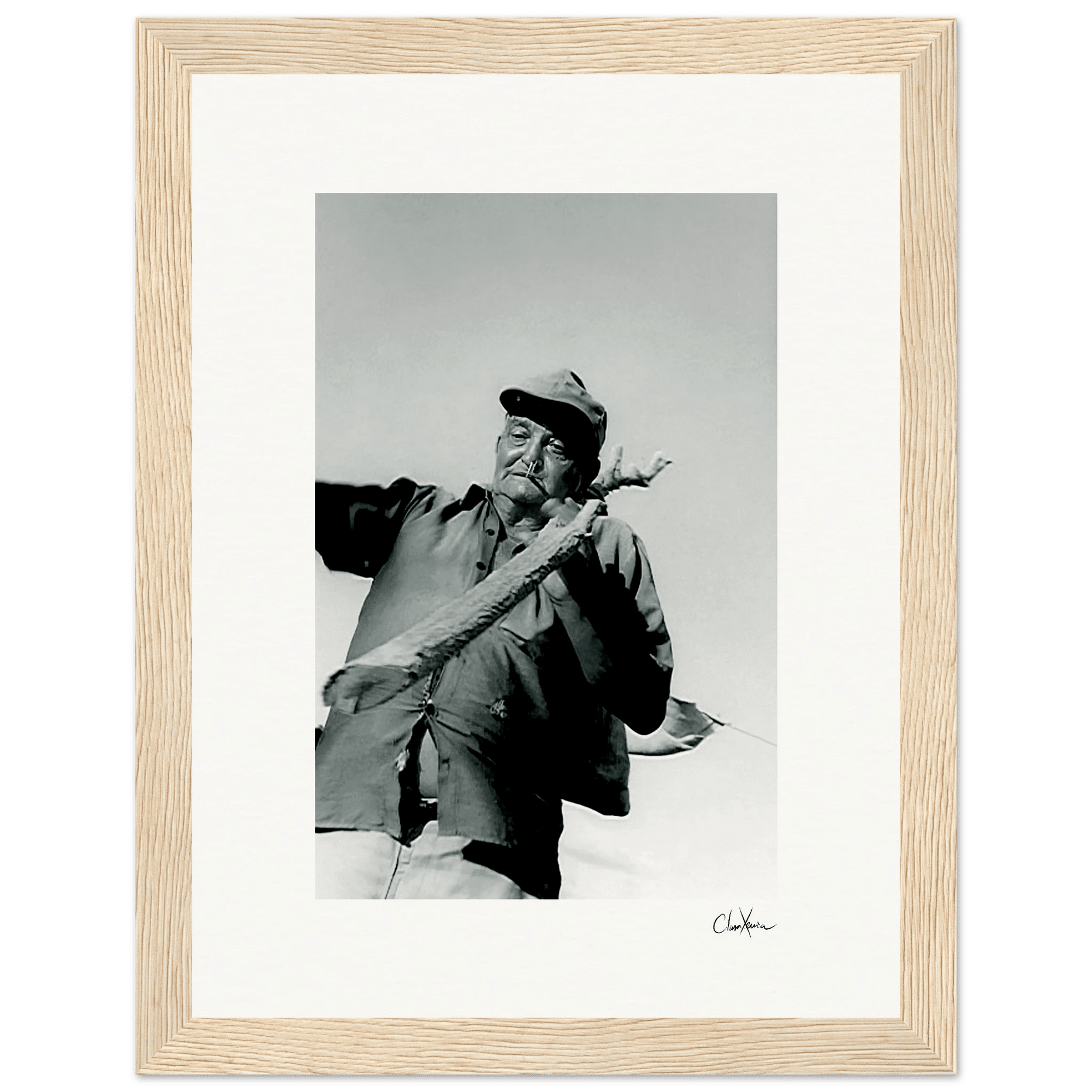 Everyday Hero Framed print 15x20 cm / 6x8″ Wood frame 29