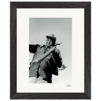 Everyday Hero Framed print 20x25 cm / 8x10″ Black frame 50