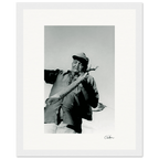 Everyday Hero Framed print 20x25 cm / 8x10″ White frame 8