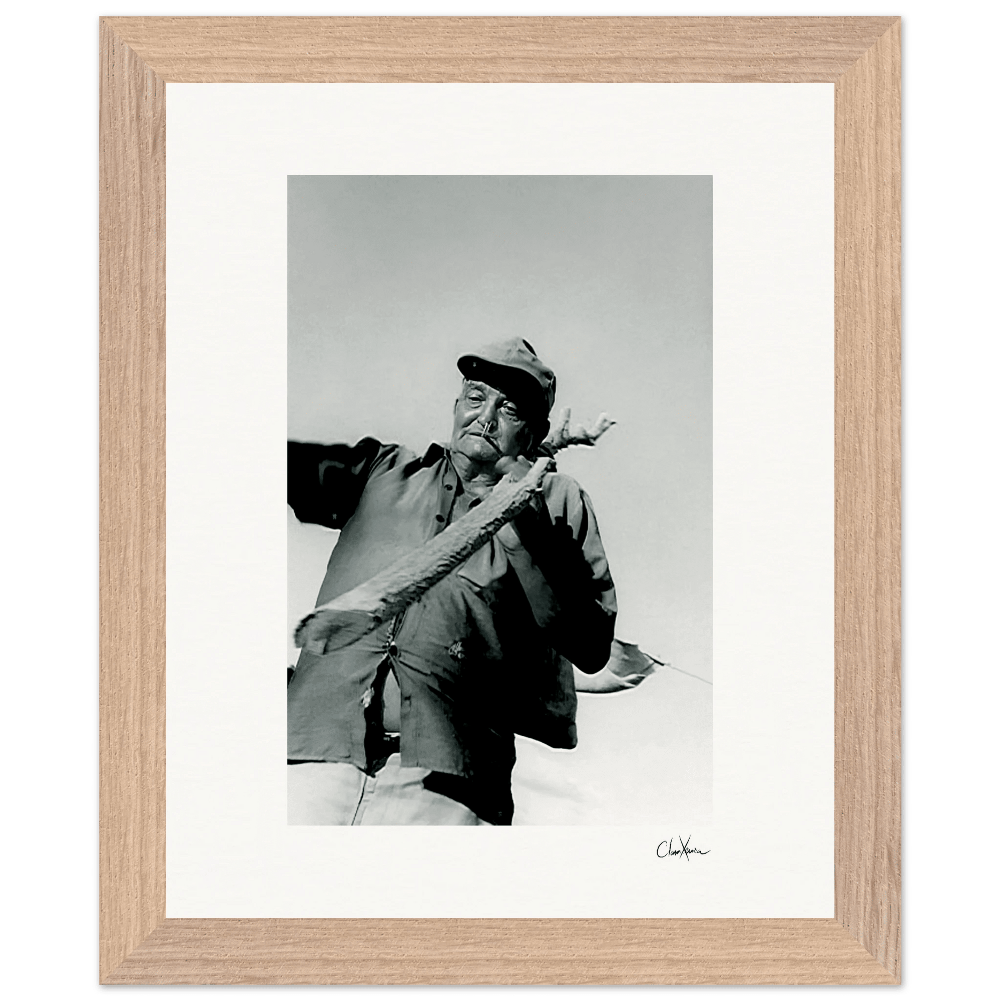 Everyday Hero Framed print 20x25 cm / 8x10″ Wood frame 29