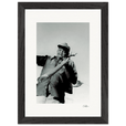 Everyday Hero Framed print 21x29.7 cm / 8x12" Black frame 56