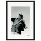 Everyday Hero Framed print 21x29.7 cm / 8x12" Black frame 67