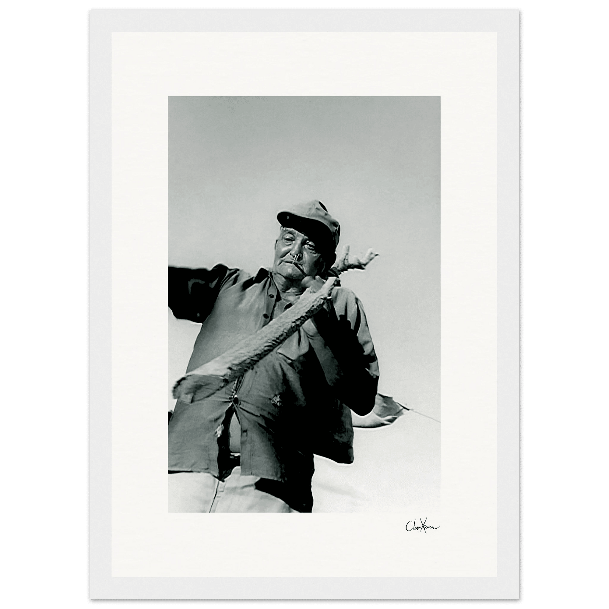 Everyday Hero Framed print 21x29.7 cm / 8x12" White frame 9