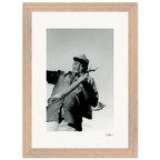 Everyday Hero Framed print 21x29.7 cm / 8x12" Wood frame 35