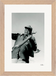 Everyday Hero Framed print 21x29.7 cm / 8x12" Wood frame 35