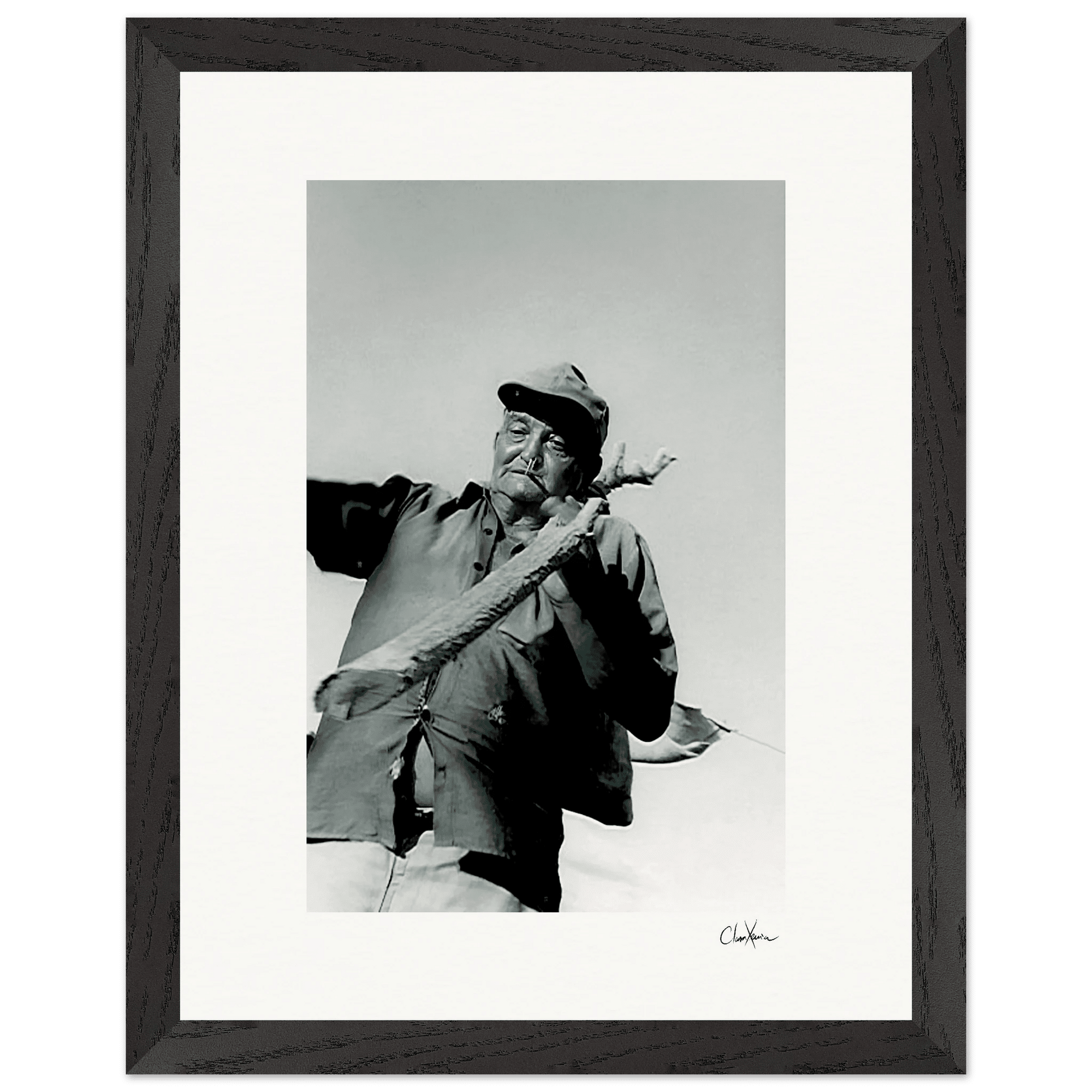 Everyday Hero Framed print 27x35 cm / 11x14″ Black frame 46