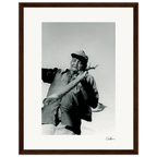 Everyday Hero Framed print 27x35 cm / 11x14″ Dark wood frame 45