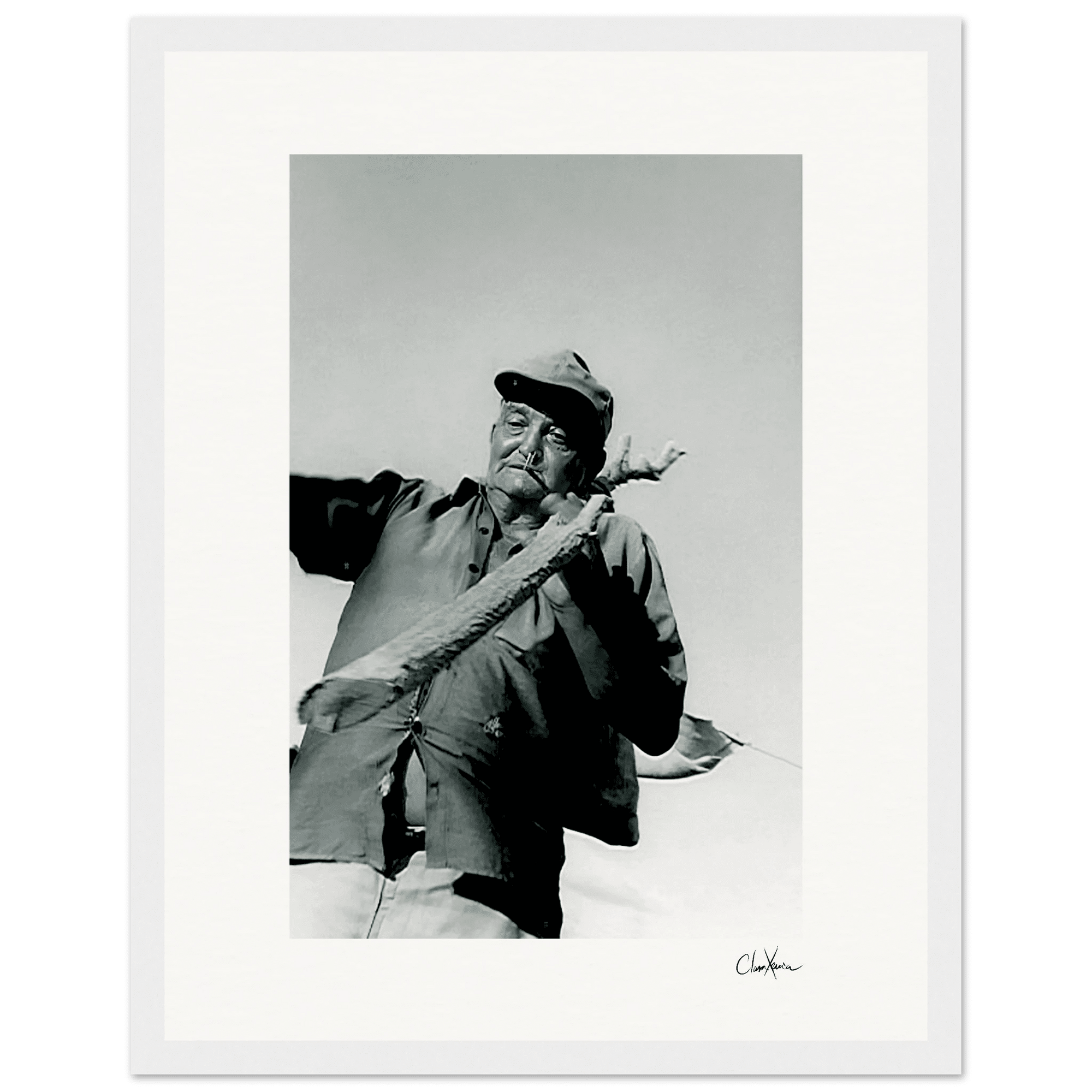 Everyday Hero Framed print 27x35 cm / 11x14″ White frame 14