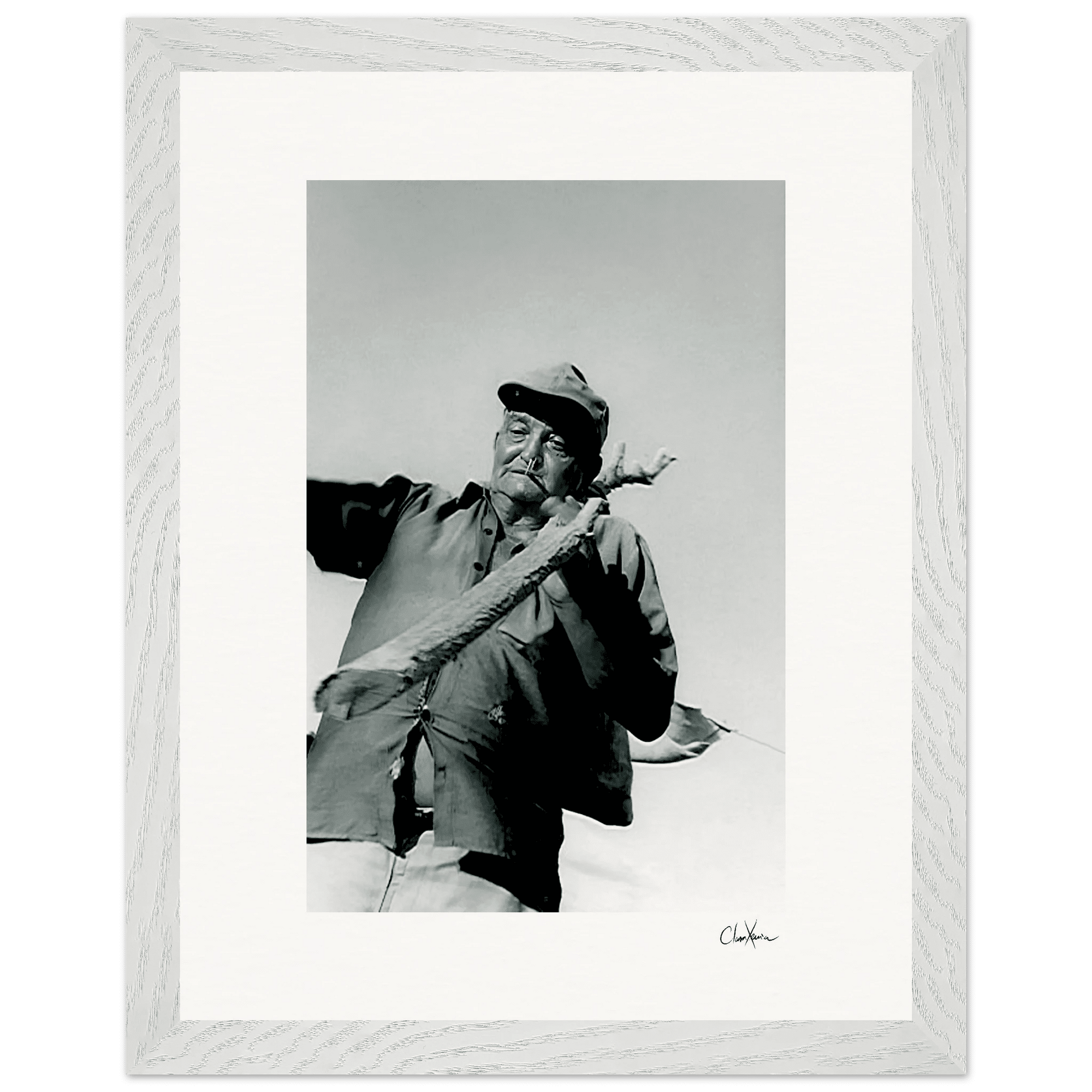 Everyday Hero Framed print 27x35 cm / 11x14″ White frame 18