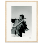 Everyday Hero Framed print 27x35 cm / 11x14″ Wood frame 27