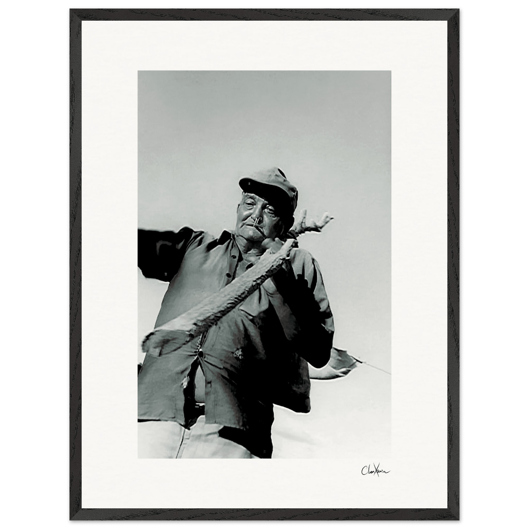 Everyday Hero Framed print 28x43 cm / XL (11x17″) Black frame 48