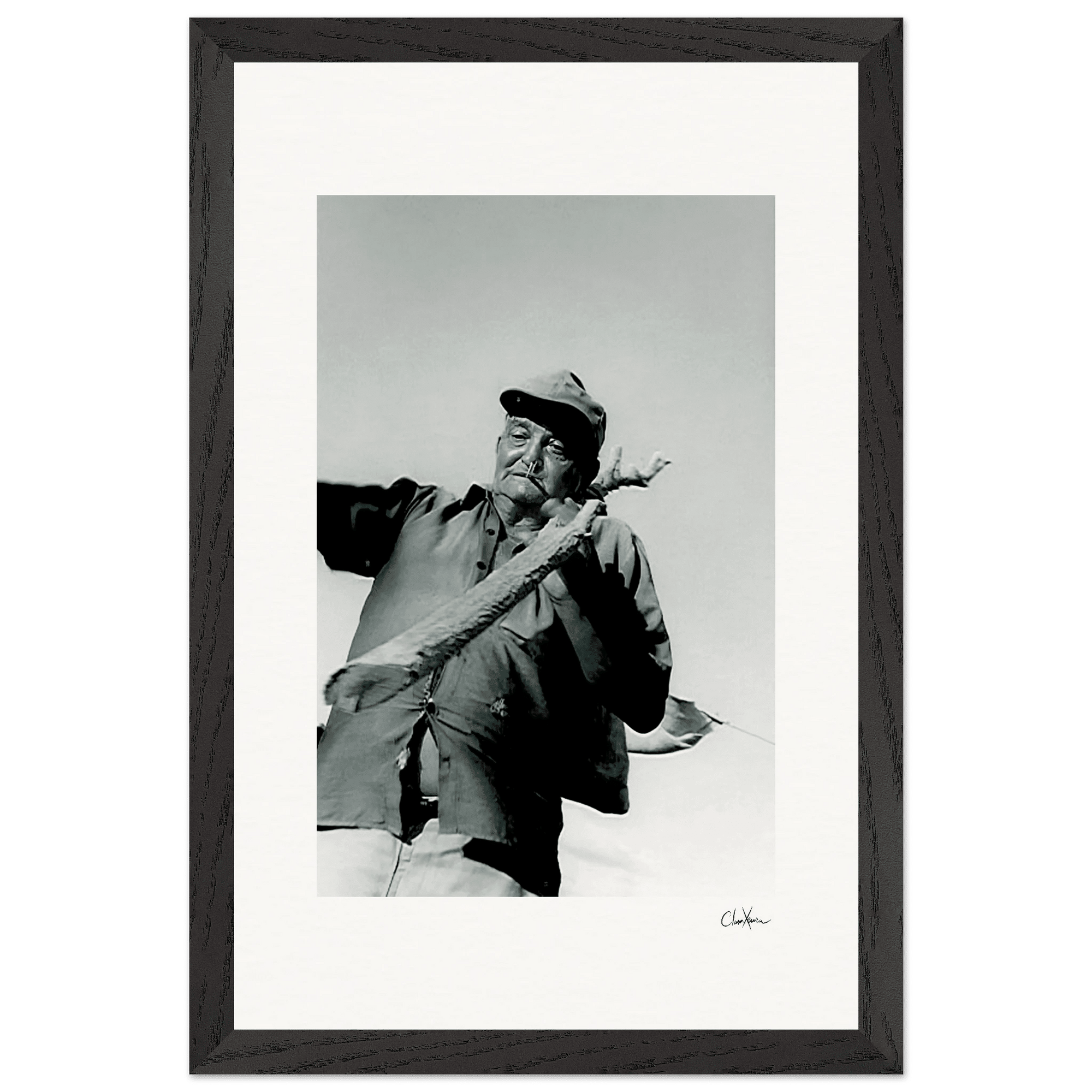 Everyday Hero Framed print 28x43 cm / XL (11x17″) Black frame 47