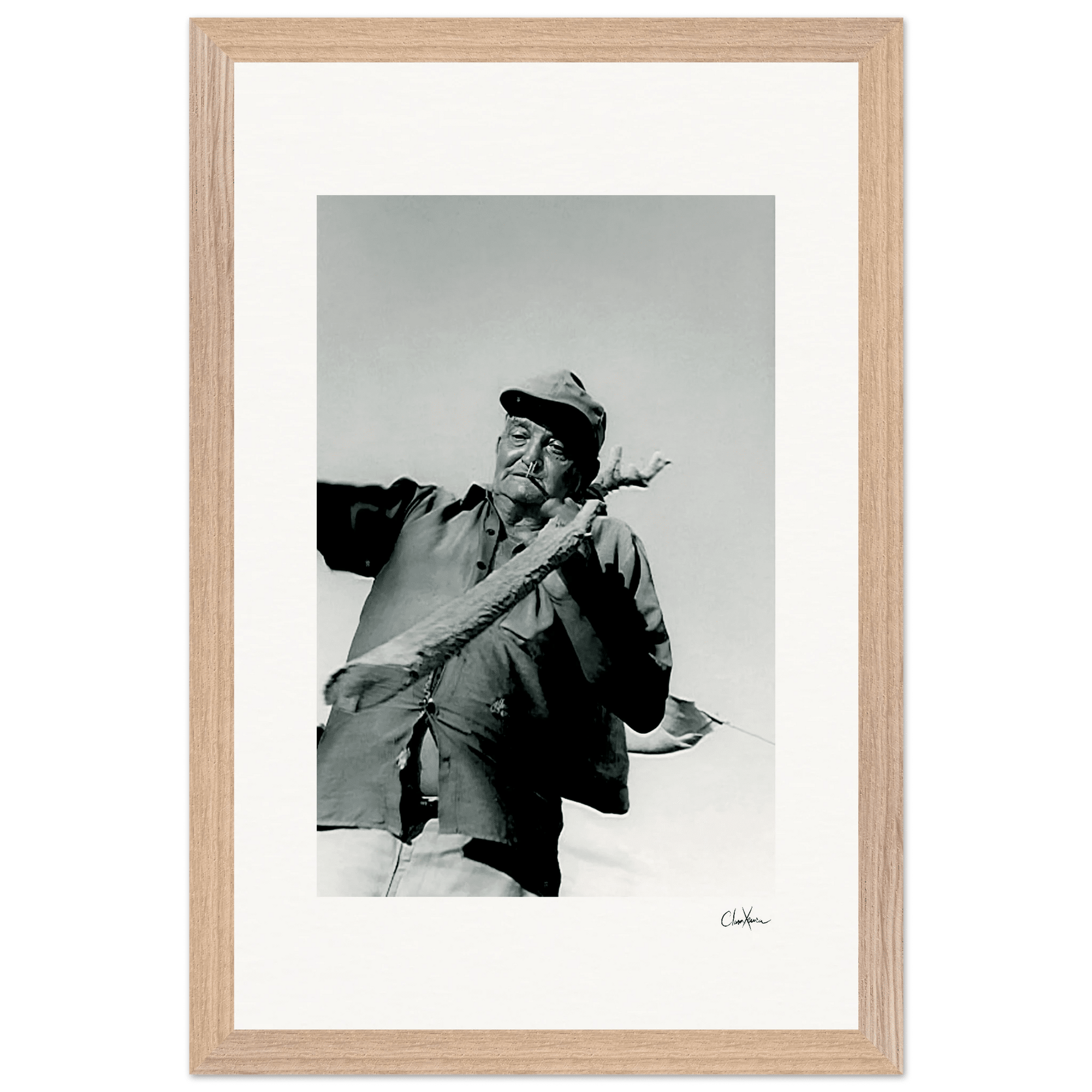 Everyday Hero Framed print 28x43 cm / XL (11x17″) Wood frame 31