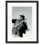 Everyday Hero Framed print 30x40 cm / 12x16″ Black frame 43