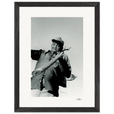 Everyday Hero Framed print 30x40 cm / 12x16″ Black frame 43