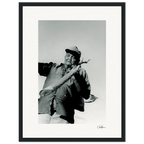 Everyday Hero Framed print 30x40 cm / 12x16″ Black frame 66
