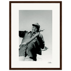 Everyday Hero Framed print 30x40 cm / 12x16″ Dark wood frame 46