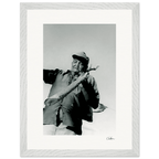 Everyday Hero Framed print 30x40 cm / 12x16″ White frame 17
