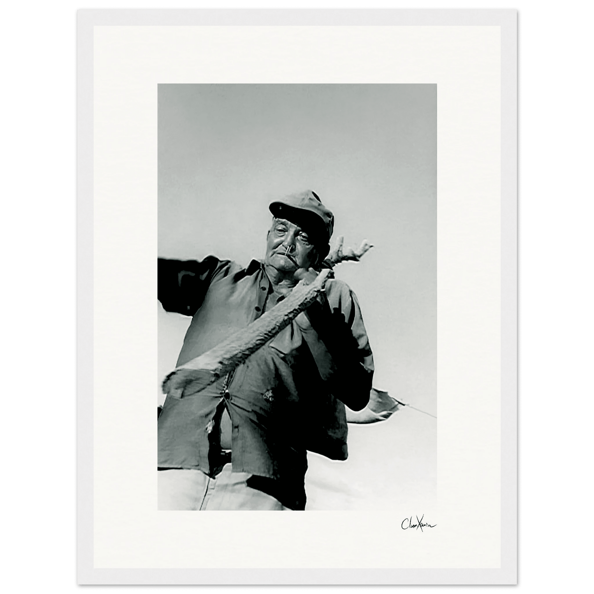 Everyday Hero Framed print 30x40 cm / 12x16″ White frame 19