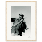 Everyday Hero Framed print 30x40 cm / 12x16″ Wood frame 33