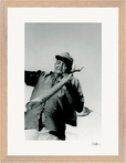 Everyday Hero Framed print 30x40 cm / 12x16″ Wood frame 34