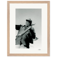 Everyday Hero Framed print 30x40 cm / 12x16″ Wood frame 34