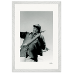 Everyday Hero Framed print 30x45 cm / 12x18″ White frame 16