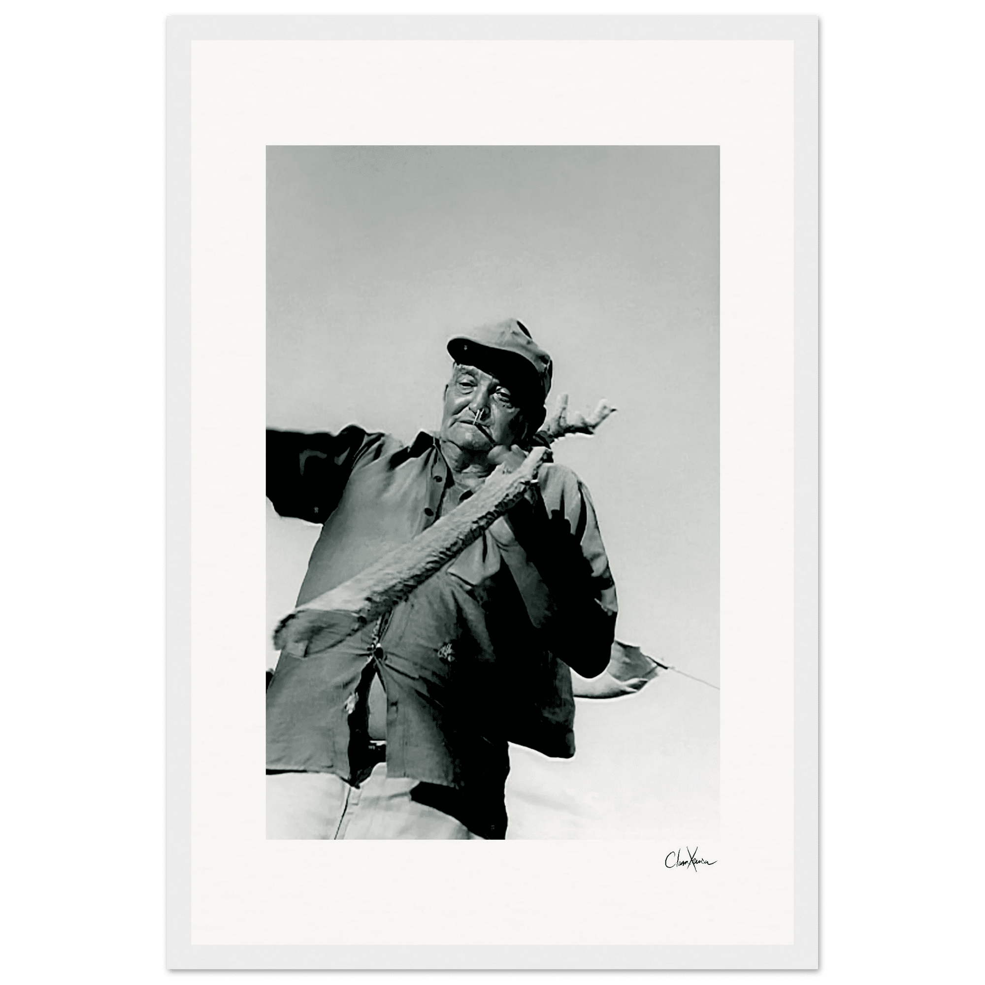 Everyday Hero Framed print 30x45 cm / 12x18″ White frame 11