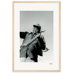 Everyday Hero Framed print 30x45 cm / 12x18″ Wood frame 35