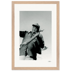 Everyday Hero Framed print 30x45 cm / 12x18″ Wood frame 27
