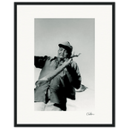 Everyday Hero Framed print 40x50 cm / 16x20″ Black frame 60