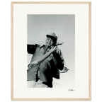 Everyday Hero Framed print 40x50 cm / 16x20″ Wood frame 25