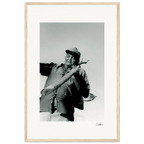 Everyday Hero Framed print 40x60 cm / 16x24″ Wood frame 38