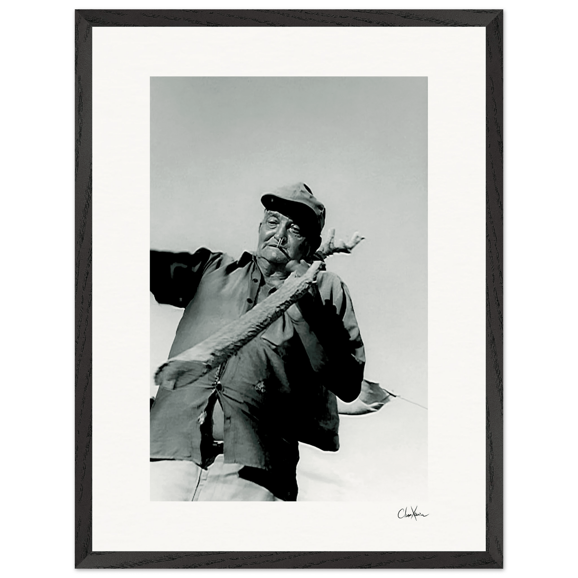 Everyday Hero Framed print 45x60 cm / 18x24″ Black frame 51