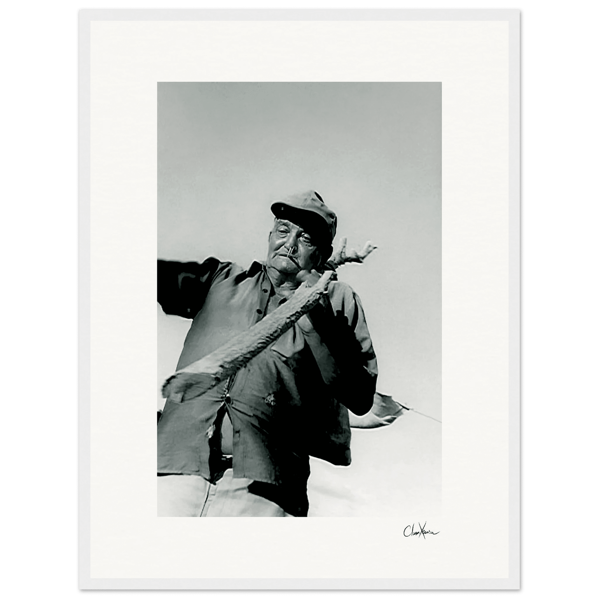 Everyday Hero Framed print 45x60 cm / 18x24″ White frame 13