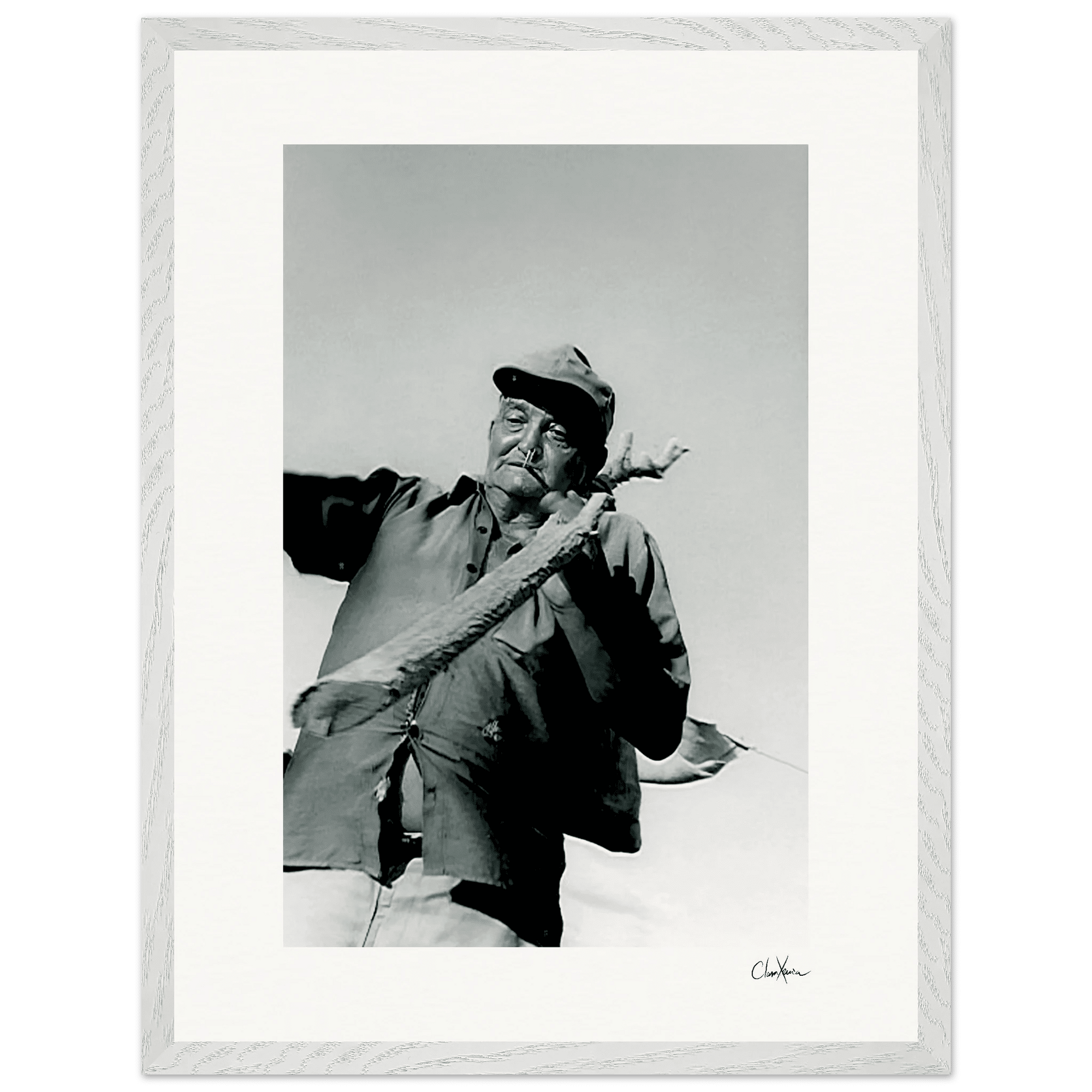 Everyday Hero Framed print 45x60 cm / 18x24″ White frame 21