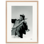 Everyday Hero Framed print 45x60 cm / 18x24″ Wood frame 32
