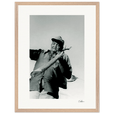 Everyday Hero Framed print 45x60 cm / 18x24″ Wood frame 32