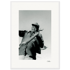 Everyday Hero Framed print 50x70 cm / 20x28″ White frame 15